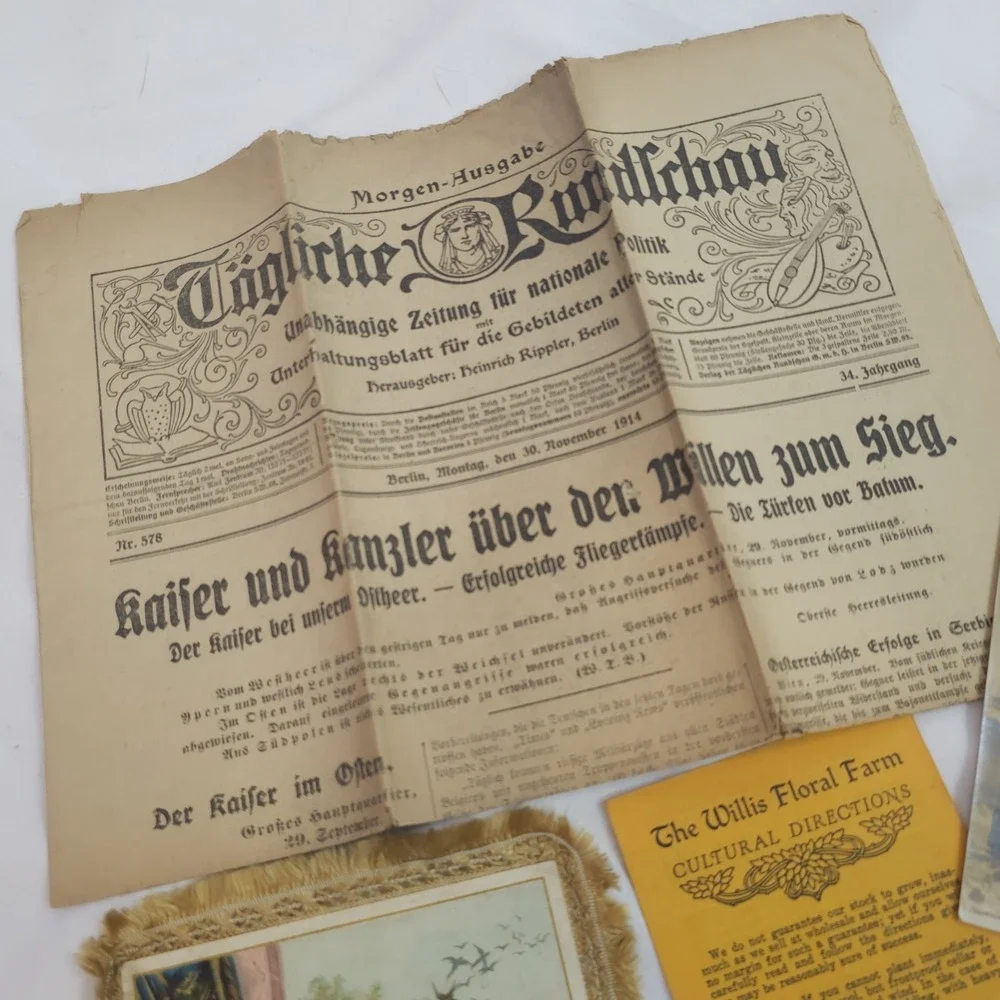 N/A ephemera paper